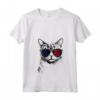 Donna Khao Manee Cat 4th Luglio America USA Bandiera Maglietta con Collo a V - Ideale per Regalo Proprietari di Gatti Khao Manee