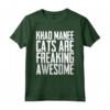 Khao Manee Cats Are Freaking Awesome Maglietta - Unique Gift for Khao Manee Cat Lovers - Fun Birthday Present