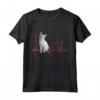 Khao Manee Cat Heartbeat ECG Love - Maglia a Manica per Amanti dei Gatti Khao Manee - Regalo Unico per Appassionati di Felini
