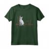 Khao Manee Cat Heartbeat ECG Love - Maglia a Manica per Amanti dei Gatti Khao Manee - Regalo Unico per Appassionati di Felini