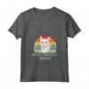 Khao Manee Gatto Mamma Divertente - Maglietta Retro Amore per Felini Thailandesi - Ideale Regalo per Amanti dei Gatti Khao Manee