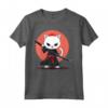 Samurai Khao Manee Gatto giapponese Kawaii Ninja Cat Maglietta - Design Unico con Stile Samurai e Gatti Kawaii per Appassionati della Cultura Giapponese