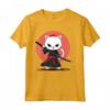 Samurai Khao Manee Gatto giapponese Kawaii Ninja Cat Maglietta - Design Unico con Stile Samurai e Gatti Kawaii per Appassionati della Cultura Giapponese
