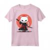 Samurai Khao Manee Gatto giapponese Kawaii Ninja Cat Maglietta - Design Unico con Stile Samurai e Gatti Kawaii per Appassionati della Cultura Giapponese