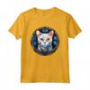 Khao Manee - Maglietta in Vetro Colorato con Design Gatto - Unico Capolavoro Artistico per Amanti dei Gatti
