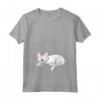 Donna Sogno Di Sonno - Luce Snooze - Khao Manee Gatto - Maglietta Confortevole per Dormire o Rilassarsi