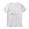 Khao Manee Cat Heartbeat ECG Love - Maglia a Manica per Amanti dei Gatti Khao Manee - Regalo Unico per Gli Amanti degli Animali