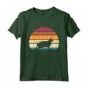 Retro Vintage Sunset Kitten Feline Pet Khao Manee Cat Maglietta - Unique Cat Lover Apparel for Pet Owners