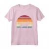 Retro Vintage Sunset Kitten Feline Pet Khao Manee Cat Maglietta - Unique Cat Lover Apparel for Pet Owners
