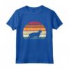 Retro Vintage Sunset Kitten Feline Pet Khao Manee Cat Maglietta - Unique Cat Lover Apparel for Pet Owners