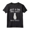 Sono solo una ragazza che ama Khao Manees - Maglietta Regalo per gli Amanti dei Gatti - Ideale per Amici e Familiari