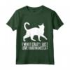 I'm not crazy, I just love Khao Manee cat - Funny T-shirt for Khao Manee Cat Lovers - Ideal Gift for Khao Manee Mom or Dad