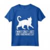 I'm not crazy, I just love Khao Manee cat - Funny T-shirt for Khao Manee Cat Lovers - Ideal Gift for Khao Manee Mom or Dad