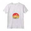 Gatto Khao Manee Sunset Retro Vintage - Maglietta Mamma Papà Bambini - Regalo Compleanno Natale San Valentino