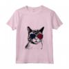 Donna Khao Manee Cat 4th Luglio America USA Bandiera Maglietta con Collo a V - Regalo per Proprietari di Gatti - Ideale per Natale o Compleanni