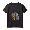 Donna Khao Manee Cat Pop Art Design - Maglietta Colorata con Collo a V - Regalo Perfetto per Amanti dei Gatti - Ideale per Natale, Ringraziamento o Compleanni