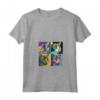 Donna Khao Manee Cat Pop Art Design - Maglietta Colorata con Collo a V - Regalo Perfetto per Amanti dei Gatti - Ideale per Natale, Ringraziamento o Compleanni