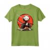 Samurai Khao Manee Gatto giapponese Kawaii Ninja Cat Maglietta - Design Unico e Kawaii - Perfetto per gli Amanti della Cultura Giapponese