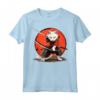 Samurai Khao Manee Gatto giapponese Kawaii Ninja Cat Maglietta - Design Unico e Kawaii - Perfetto per gli Amanti della Cultura Giapponese