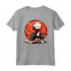 Samurai Khao Manee Gatto giapponese Kawaii Ninja Cat Maglietta - Design Unico e Kawaii - Perfetto per gli Amanti della Cultura Giapponese