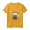 Donna Samurai Khao Manee Gatto Giapponese Kawaii Ninja Cat Maglietta con Collo a V - Design Vivido e Intricato per Appassionati di Gatti e Ninja
