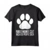 Khao Manee Cat Because People Suck - Funny Cat Saying T-shirt - Ideal Gift for Khao Manee Cat Lovers