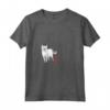Khao Manee Cat Heartbeat ECG Love - Maglietta con Collo a V per Amanti dei Gatti Khao Manee - Regalo Unico per Gatti