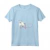 Khao Manee Cat Heartbeat ECG Love - Maglietta con Collo a V per Amanti dei Gatti Khao Manee - Regalo Unico per Gatti