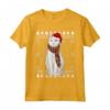 Khao Manee - Cappello da Babbo Natale con Gatto Maglietta per Amanti dei Gatti - Regalo Divertente per Natale