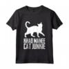 Khao Manee Cat Junkie Maglietta - Ideale Regalo per Amanti dei Gatti Khao Manee - Divertente e Unico!