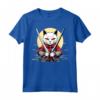 Samurai Gatto Giapponese Kawaii Ninja Khao Manee Cat Maglietta - Design Unico per Appassionati di Gatti e Cultura Giapponese