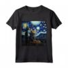 Khao Manee - Gatto Starry Night - Maglietta per Amanti dei Gatti - Ideale per Proprietari di Khao Manee Cat - Acquista Online