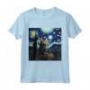Khao Manee - Gatto Starry Night - Maglietta per Amanti dei Gatti - Ideale per Proprietari di Khao Manee Cat - Acquista Online