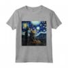 Khao Manee - Gatto Starry Night - Maglietta per Amanti dei Gatti - Ideale per Proprietari di Khao Manee Cat - Acquista Online