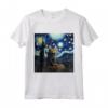 Khao Manee - Gatto Starry Night - Maglietta per Amanti dei Gatti - Ideale per Proprietari di Khao Manee Cat - Acquista Online