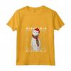 Donna Khao Manee - Cappello da Babbo Natale con Gatto Maglietta con Collo a V - Regalo per Amanti dei Gatti a Natale