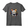 Khao Manee - Piombo in Vetro Colorato, Maglietta con Design Artistico Gatto - Ideale come Regalo per Amanti dei Gatti