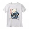 Samurai Gatto Giapponese Kawaii Ninja Khao Manee Cat Maglietta - Design Unico per Amanti dei Gatti e della Cultura Giapponese