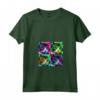 Donna Khao Manee Cat Pop Art - Maglietta Colorata con Design Illustrazione Animale - Ideale come Regalo per Amanti dei Gatti