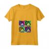 Donna Khao Manee Cat Pop Art - Maglietta Colorata con Design Illustrazione Animale - Ideale come Regalo per Amanti dei Gatti