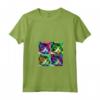 Donna Khao Manee Cat Pop Art - Maglietta Colorata con Design Illustrazione Animale - Ideale come Regalo per Amanti dei Gatti