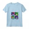 Donna Khao Manee Cat Pop Art - Maglietta Colorata con Design Illustrazione Animale - Ideale come Regalo per Amanti dei Gatti