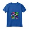 Donna Khao Manee Cat Pop Art - Maglietta Colorata con Design Illustrazione Animale - Ideale come Regalo per Amanti dei Gatti