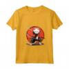 Donna Samurai Khao Manee Gatto giapponese Kawaii Ninja Cat Maglietta con Collo a V - Moda Giapponese Unica per Appassionati di Gatti
