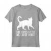 Some Heroes Have Fur Instead of Wings - Maglietta Gatti Khao Manee con Citazione - Regalo Unico per Amanti dei Gatti