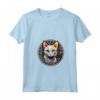 Khao Manee - Maglietta in Vetro Colorato con Design Gatto - Ideale per Amanti dei Gatti e Appassionati d'Arte