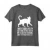 I Might Look Like I'm Listening to You - Khao Manee Gatto Maglietta - Regalo Divertente per Amanti dei Gatti Khao Manee