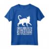 I Might Look Like I'm Listening to You - Khao Manee Gatto Maglietta - Regalo Divertente per Amanti dei Gatti Khao Manee