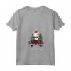 Khao Manee - Albero di Natale Divertente a Quadri, Maglietta con Collo a V - Regalo di Natale per Amanti dei Gatti - Design a Camion Incluso