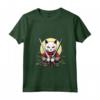 Donna Samurai Gatto Giapponese Kawaii Ninja Khao Manee Cat Maglietta con Collo a V - Design Unico e Intricato per Amanti dei Gatti e della Cultura Giapponese